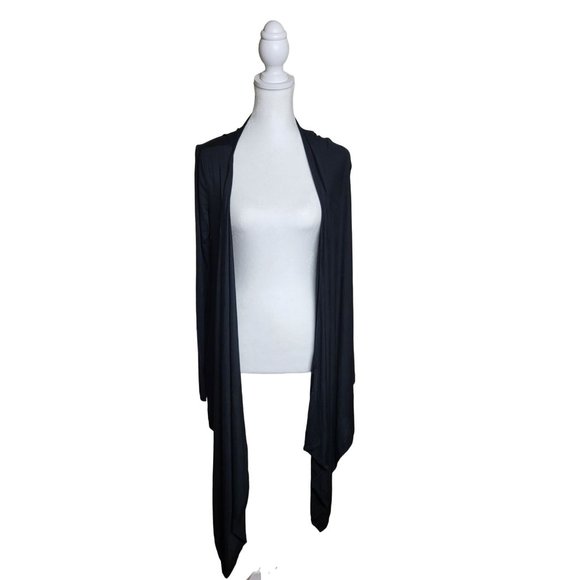 Vertigo Paris Black Wrap Cardigan Duster Size Small NWT - Picture 1 of 6